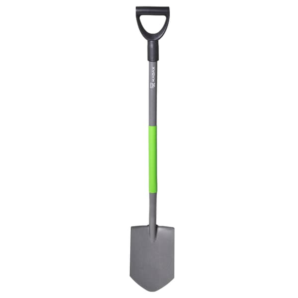 KADAX Lapio Terävä 119 cm Metallinen Puutarha Ergo Lapio Terävällä Varrella