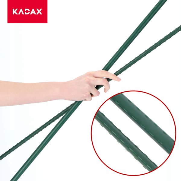 KADAX Växtstödstång Tomatpåke 120 + 180 cm 11 mm 20 st