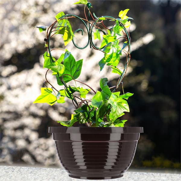 KADAX Kyrkogårdsskål Plast Gravsten Kyrkogårdsblomkruka Krysantemum 20 cm