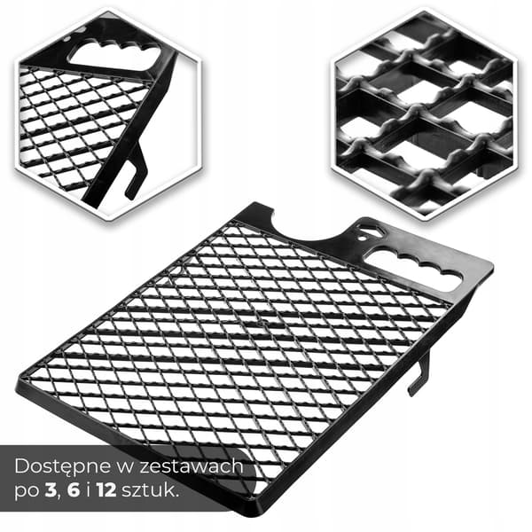 KADAX Stort Malergitter 280x390 mm Til 25 cm Rulle 3 stk. Med Spandholder