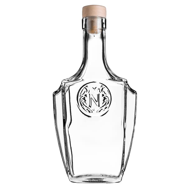 KADAX Glasflaskor 500 ml 0,5L För Vin, Likör, Hembränt, Whisky 50 st Med Kork