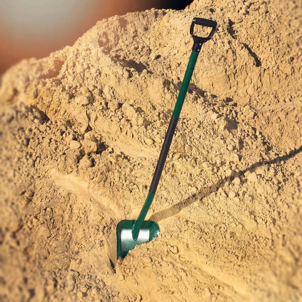 KADAX Spade för sand, spannmål, sand, grus, kol, metallspade 123 cm