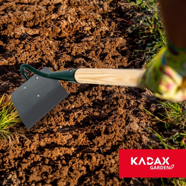 KADAX Trädgårdshacka För Ogräsgrävning Grävare 14cm Härdad 125cm