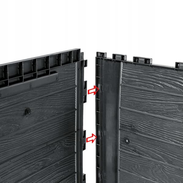 KADAX Haveboks Balkonboks 280L Til Have Balkon Terrasse Antracit