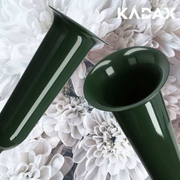 KADAX Vase Flaske Til Kirkegård Gravsten 23cm Gravsten Til Blomster Grøn