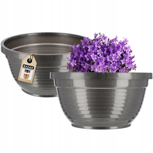 KADAX Kyrkogårdsskål Plast Gravsten Kyrkogårdsblomkruka Krysantemum 20 cm