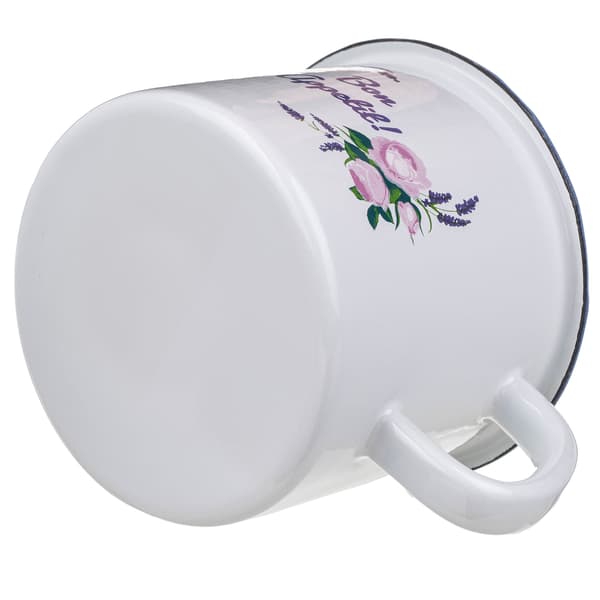 KADAX Emaljeret Krus 400 ml Kande 8 cm Retro Gave Med Hank