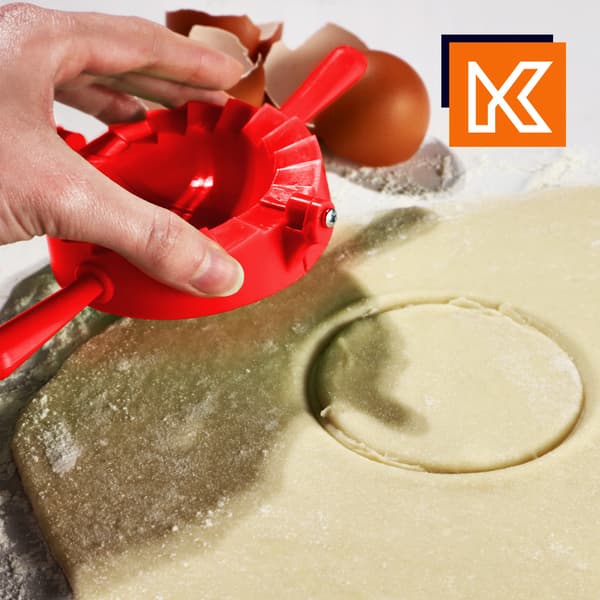 KADAX Dumplingform, Dumplingskärare, Dumplingmaskin, Form, 2 st.