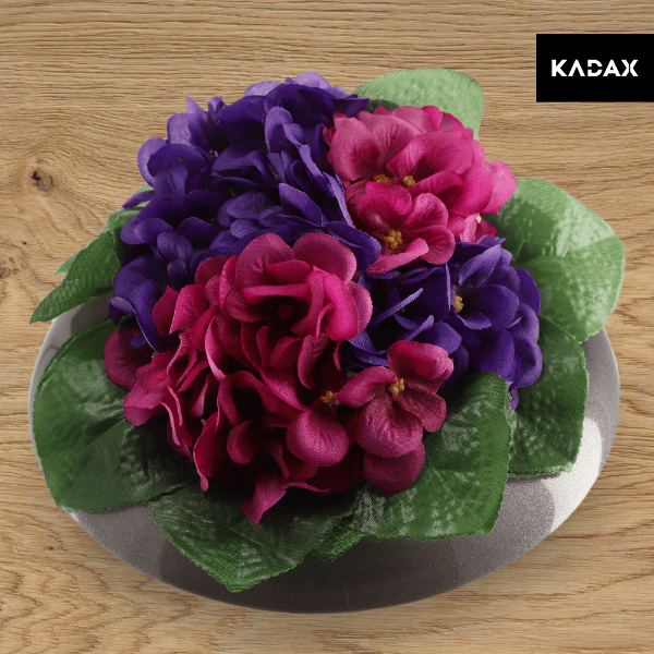 KADAX Urtepotteskjuler til kompositioner, dekorationer, Ikebana-base, grafit, 12 cm