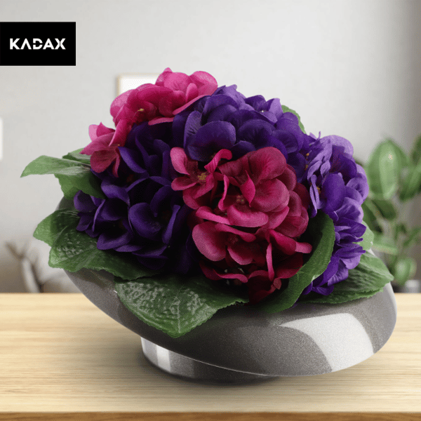 KADAX Urtepotteskjuler til kompositioner, dekorationer, Ikebana-base, grafit, 12 cm