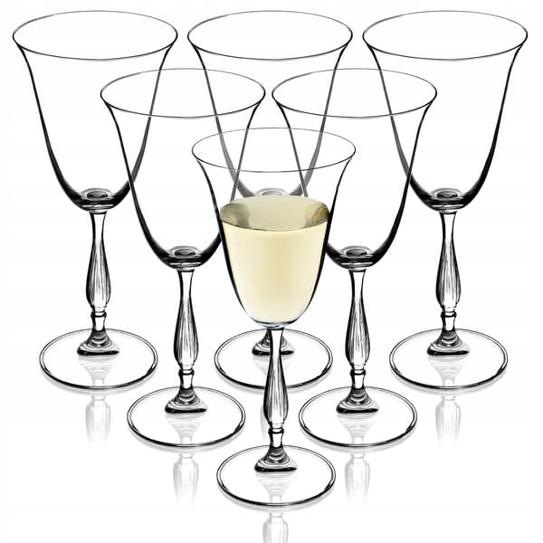 KADAX Rødvinsglas og Hvidvinsglas Sæt med 6 Glas 250ml