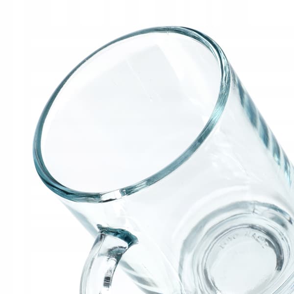 KADAX Glas til te, kaffe, drikkevarer med hank, sæt med 4 glas, 240 ml