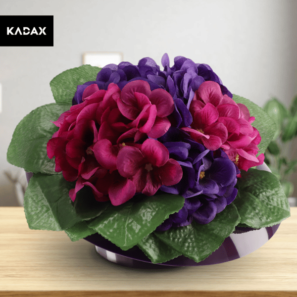 KADAX Urtepotteskjuler til Compositions Compositions Dekorationsfod Ikebana Lilla 12cm