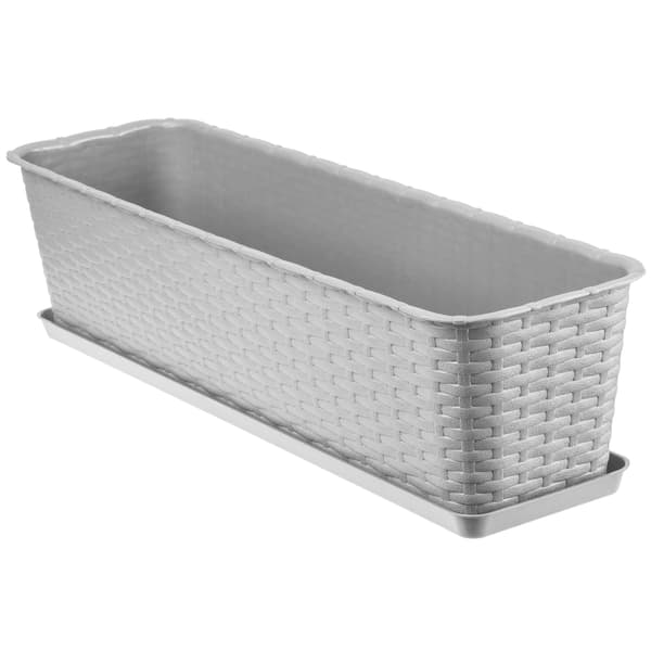 KADAX Balkonkasse Urtepotte Urtepotte med Stativ til Blomster Balustrade 60 cm