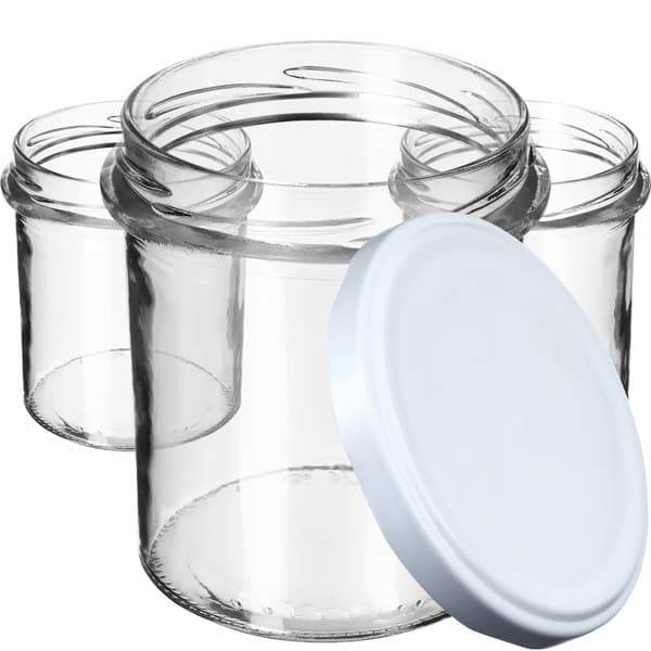 KADAX 50x Jar 350 ml Jam Honey Meat Caps Fi82