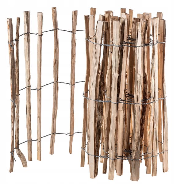 KADAX Hasselnøddehegn Oprullbart Beskyttende Havehegn 500x100 7-9cm
