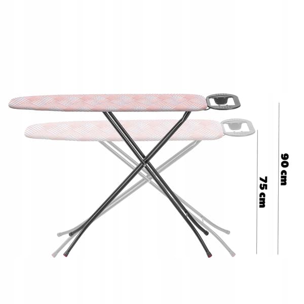 KADAX Stort Strygebræt 110x30cm Standard Foldbar Strygejernholder