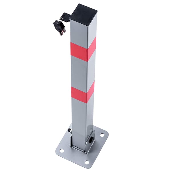 KADAX Parkeringspullert Foldbar parkeringslås med nøgle Afspærring 65 cm