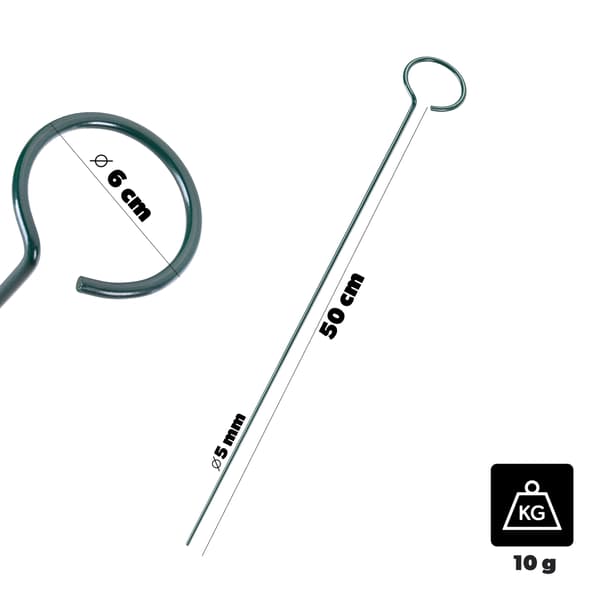 KADAX Podpora do roślin 50cm P25422A pakiet 15szt