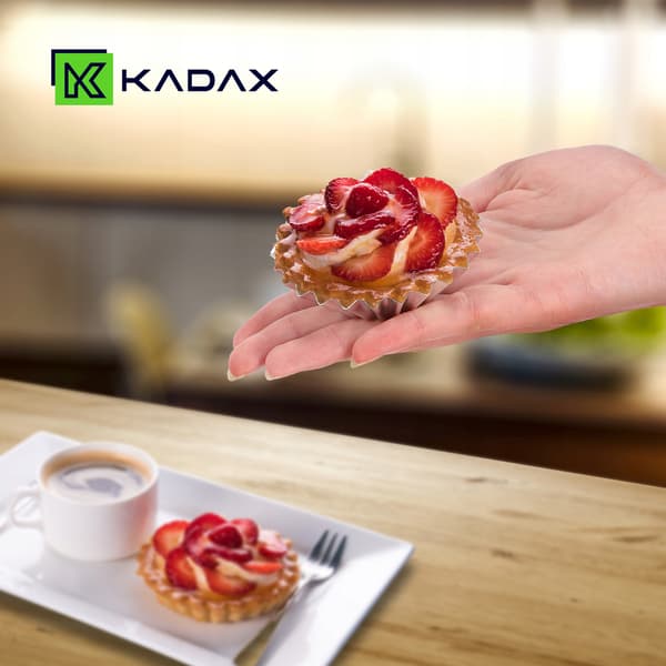 KADAX Set med 10 metallformar för muffins, cupcakes och tartlets 7 cm
