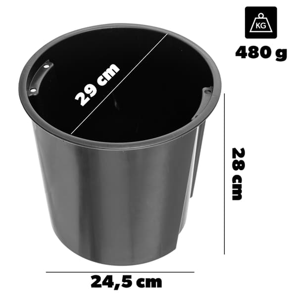 KADAX Urtepotteindsats Urtepotteindsatser 30 x 30 cm Runde Universal