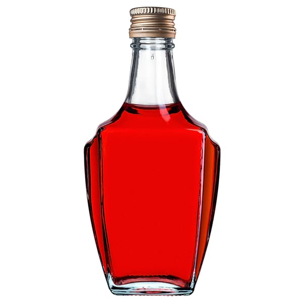 KADAX Lasipullo Tinktuuralle 250ml Kultakorkilla 50kpl.