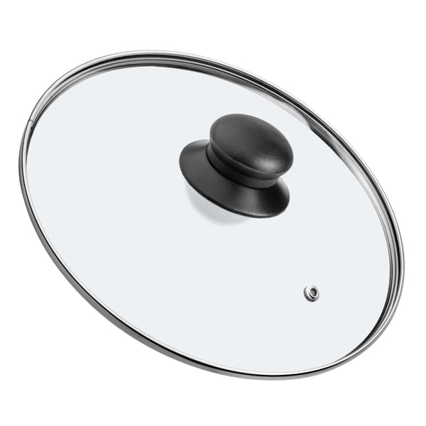 KADAX Glaslåg 20 cm Sæt med 2 varmebestandige låg til gryde og pande