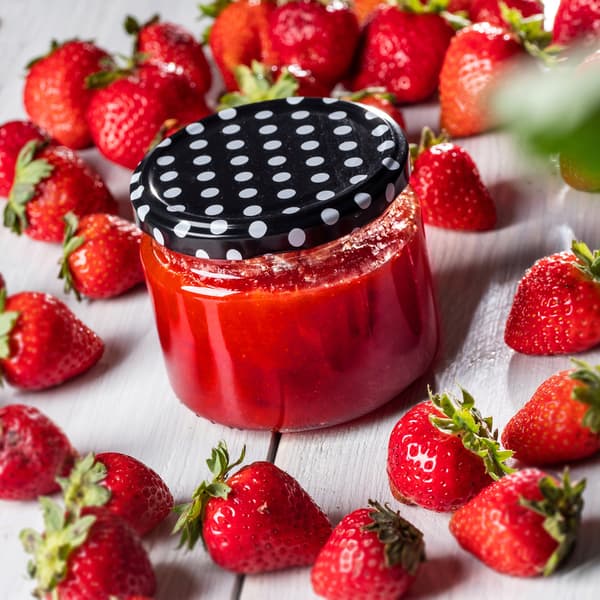 KADAX Sonka purkit 330ml 50kpl 82mm + "Bees" kansi