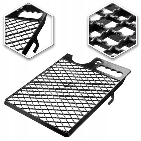 KADAX Stort Malergitter 280x390 mm Til 25 cm Malerulle Sort Med Spandholder
