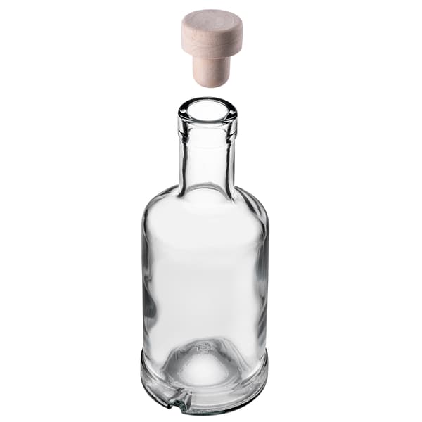 KADAX Tadek glasflaskor 250 ml för vin, likör, hembränt 10 st med kork