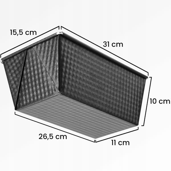 KADAX Bakplåt för bröd, kaka, paté, plåt 30 cm