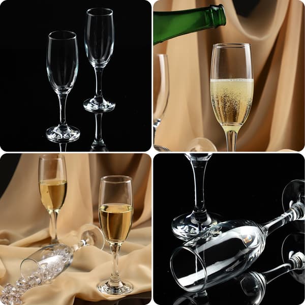 KADAX Champagne Prosecco Vinglas 190 ml Set med 6 glas