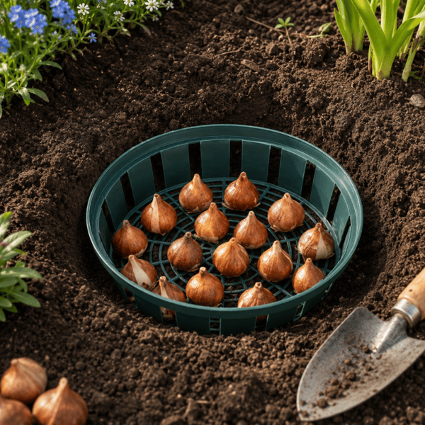 KADAX Korg för plantering av tulpaner och blomsterlökar, 18 cm, 10 st