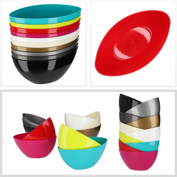 KADAX Urtepotte 21 cm Oval Urtepotte Plastik Rød