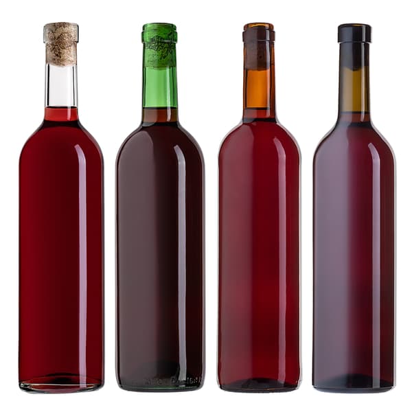 KADAX 30 st glasflaskor för vin, likörer, vinflaska 0,75 l 750 ml + korkar