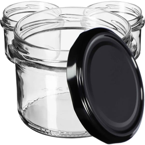 KADAX 50x Jar 235ml + Cap Fi82 Jam Jar
