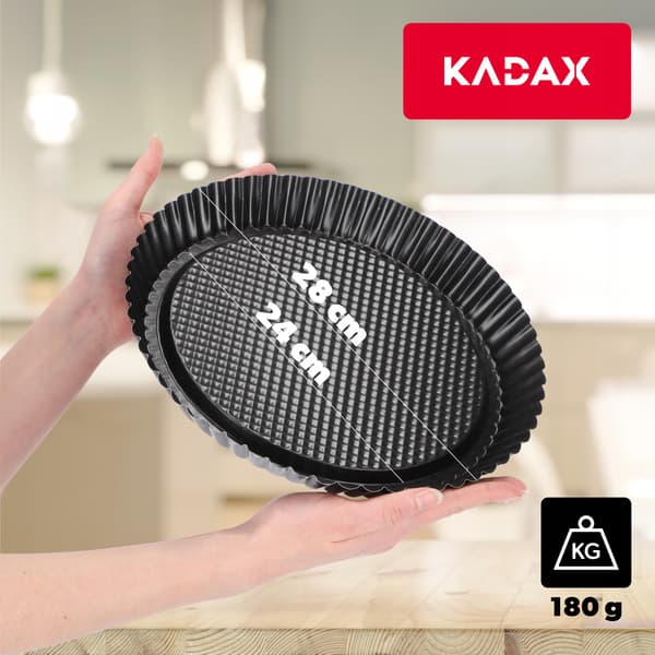 KADAX Rund bakform med non-stick-beläggning 28 cm