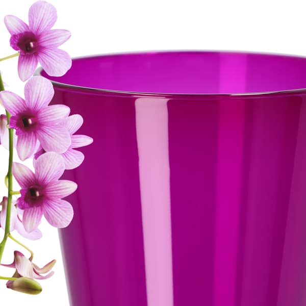 KADAX Urtepotte Orkidé Planter Plastik Blomster 12 cm Lilla