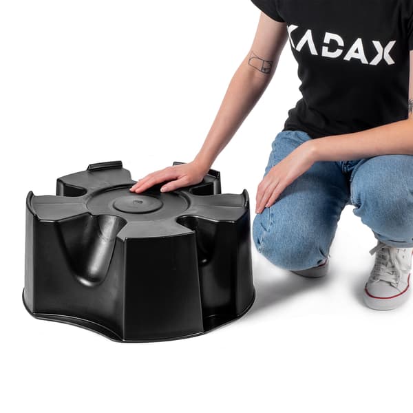 KADAX Base til regnvandstank, vandtønde, regnbruserhoved til haven 50 cm
