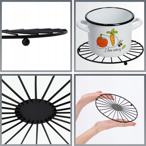 KADAX Køleskab til Hot Pot, metal, sort