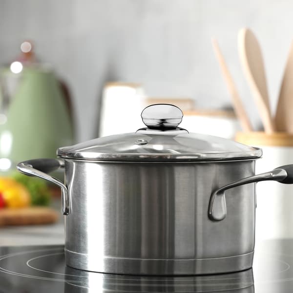 KADAX Glaslock 28cm Grytpanna Universal Värmebeständig