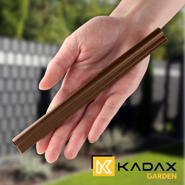 KADAX Klips 19cm Til Hegnsbånd Hegnsbåndskroge Brun 6 stk