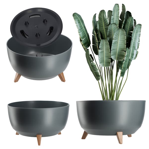 KADAX Blomkruka 47 cm Lock + Insatsben Antracit