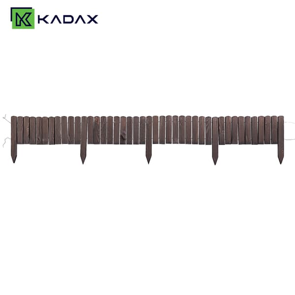 KADAX Płotek rabatowy drew L200 h20 antracyt K1739