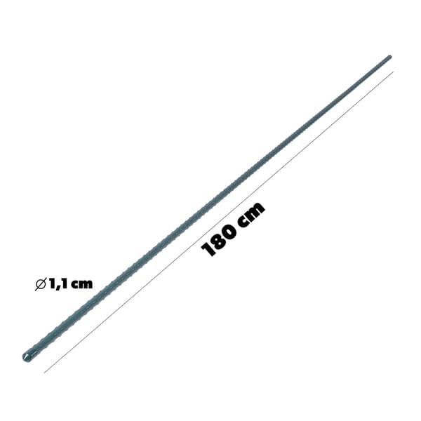 KADAX Växtstöd 180 cm tomatpinnar belagda 11 mm 15 st