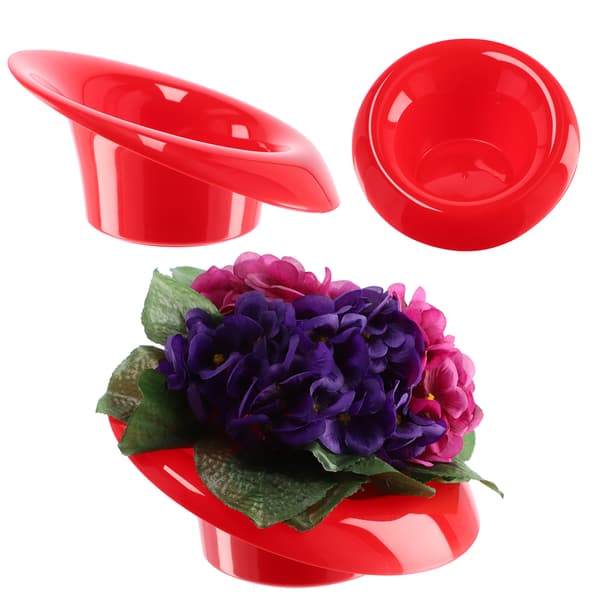 KADAX Blomkruksskydd för arrangemang Kompositioner Dekorationsbas Ikebana Röd 9cm