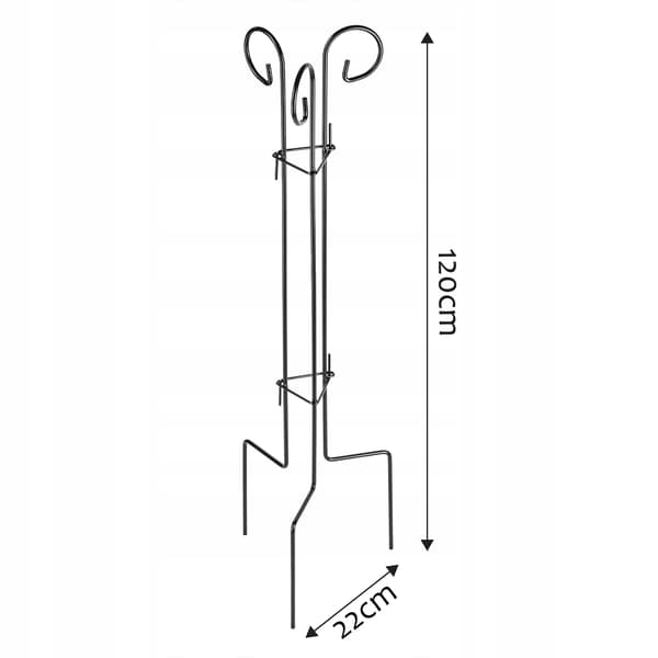 KADAX Blomstöd Ros Metall Blomställ 120 cm