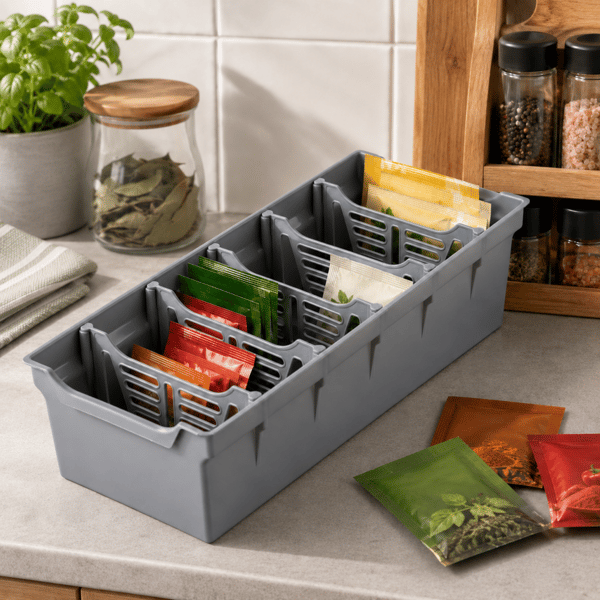 KADAX Organizer na przyprawy szary <24> K17437