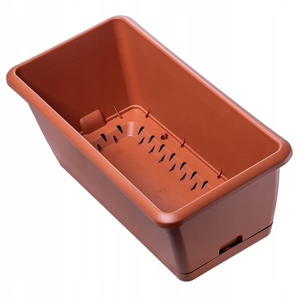 KADAX Balkonkasse 40 cm Urtepotte Urtepottestativ Balkon Blomsterstativ