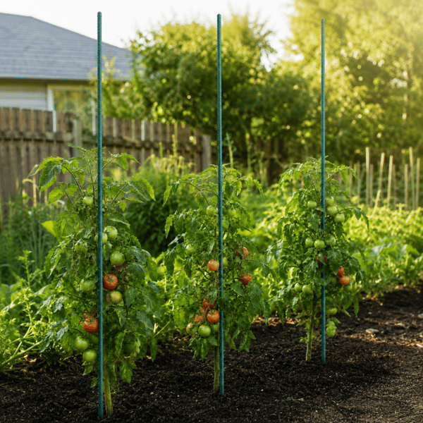 KADAX Växtstöd 180 cm tomatpinnar belagda 16 mm 5 st